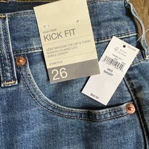 Kick Fit High-Rise Blue Women’s Jeans - Size 26